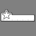 6" RULER W/ 5 Point Star